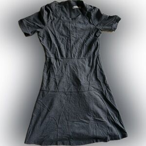 Gray Rayon Blend Dress
